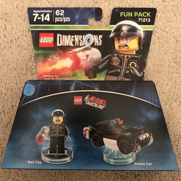 Lego Dimensions Bad Cop and Police Car Fun Pack 71213 Lego Movie NEW - Picture 1 of 3